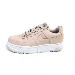 Nike Air Force 1 Womens 7.5 Shoes Pixel Particle Beige 2020 Pink CK6649-200 Low